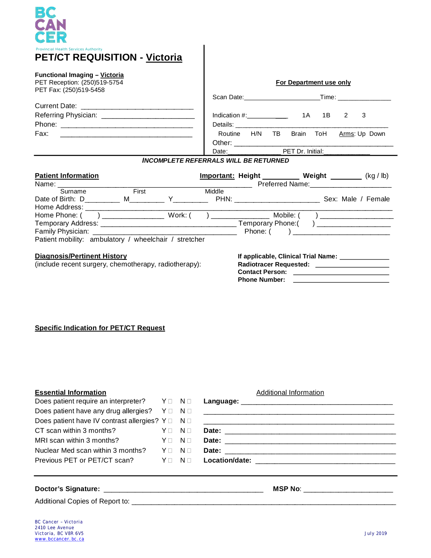 PET Scan - World EMR