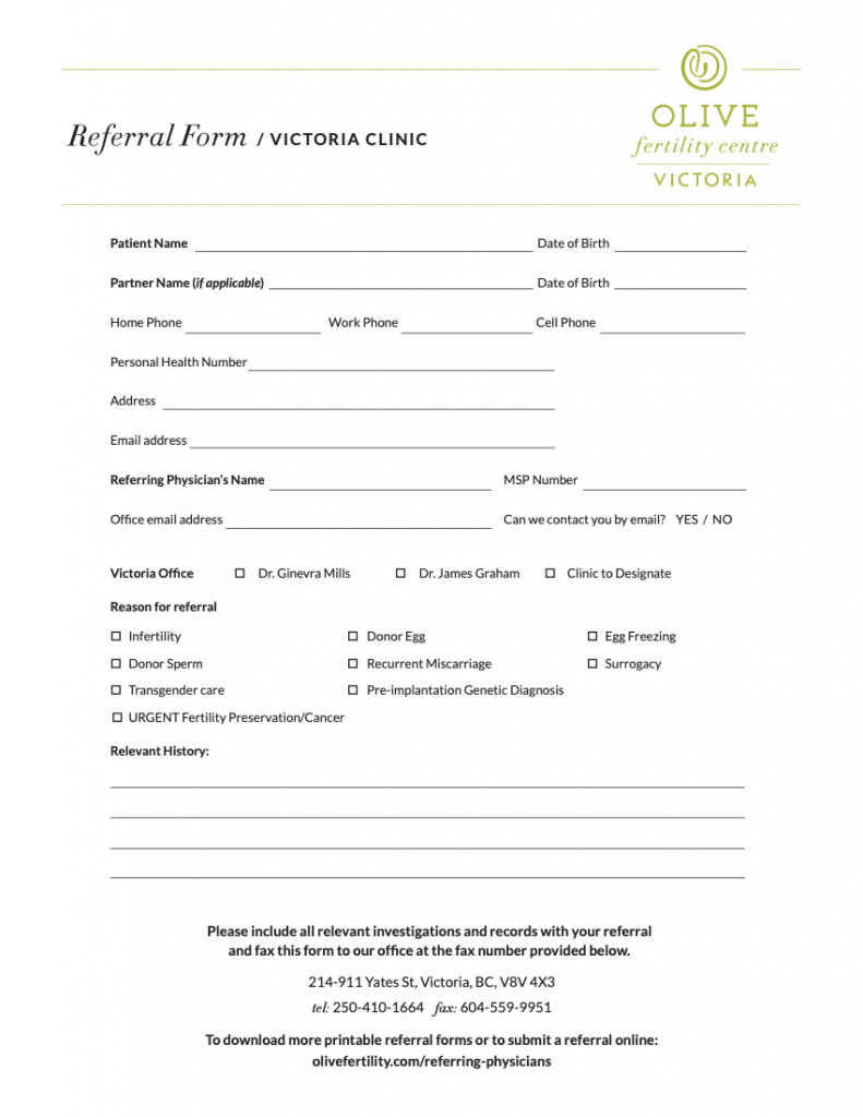 Olive Fertility Centre Victoria World EMR