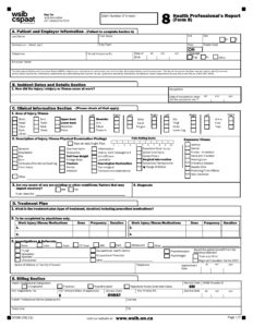 Wsib Income Form WSIB Form 8 - World EMR