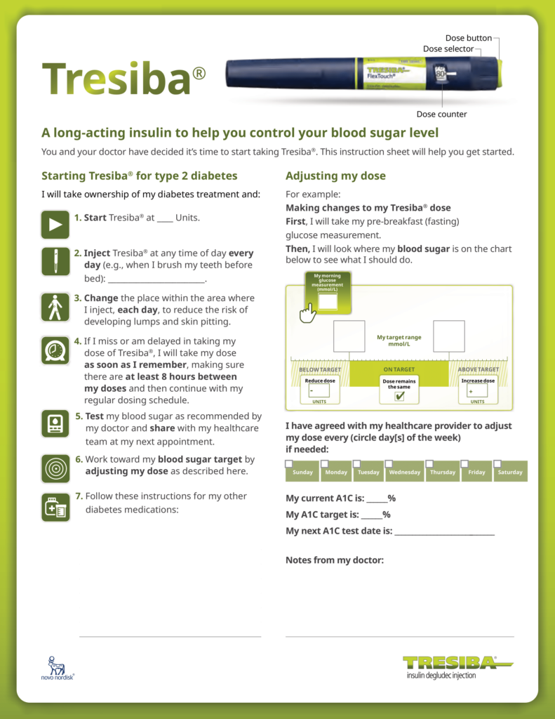 Tresiba Insulin Degludec Patient Dosing And Titration Tool EN 2023