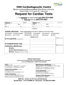Vgh Algorithm VGH Request for Cardiac Tests - World EMR