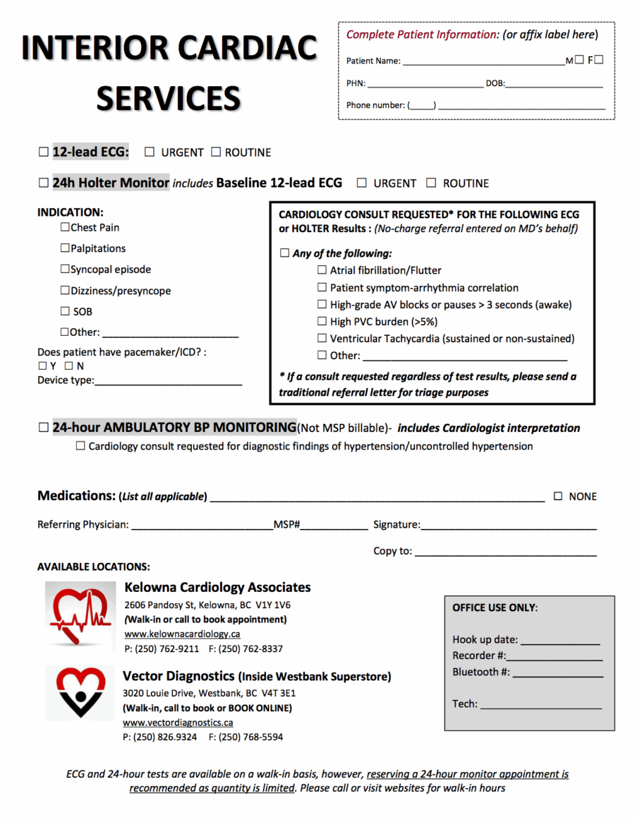 Interior Cardiac Services BC 2018