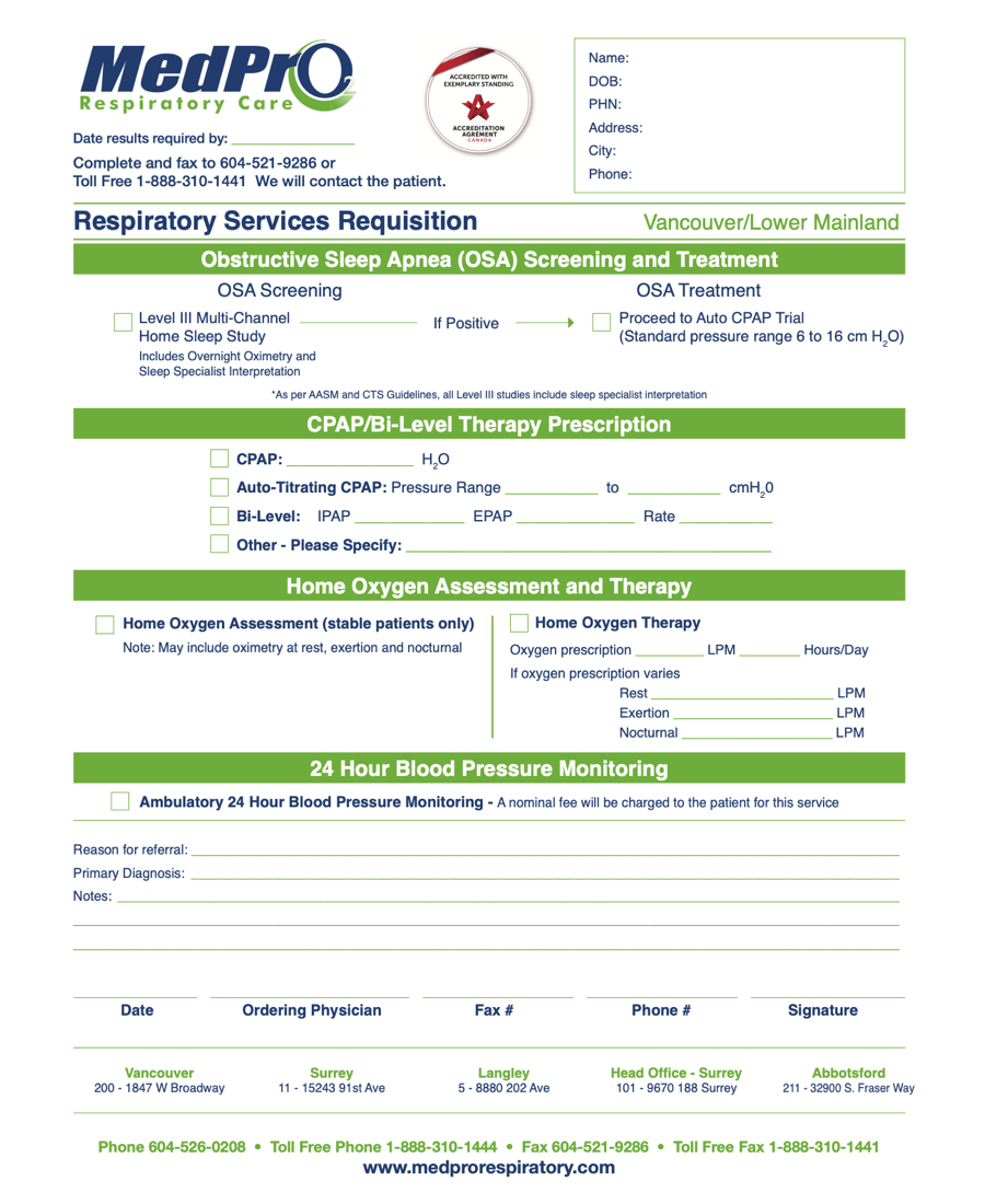 MedPro Respiratory Care - 2021 update