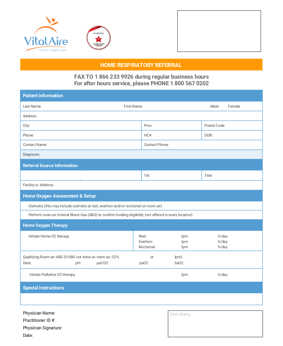 VitalAire ON Respiratory Care 2019